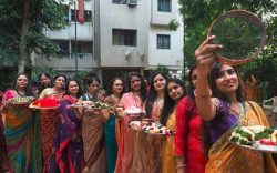 Indian women celebrate Karva Chauth for long life of their husbands