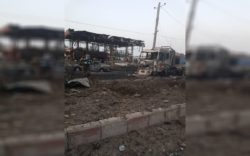 حمله تراکتور بمب‌گذاری شده در کابل ۱۶ کشته و ۱۱۹ زخمی برجا گذاشت