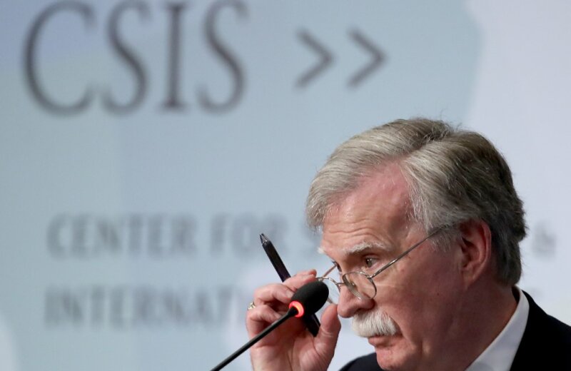 WASHINGTON, DC - SEPTEMBER 30: Former U.S. National Security Advisor John Bolton speaks at the Center for Strategic and International Studies September 30, 2019 in Washington, DC. Bolton spoke on the topic of , "Navigating Geostrategic Flux in Asia: The United States and Korea."   Win McNamee/Getty Images/AFP
