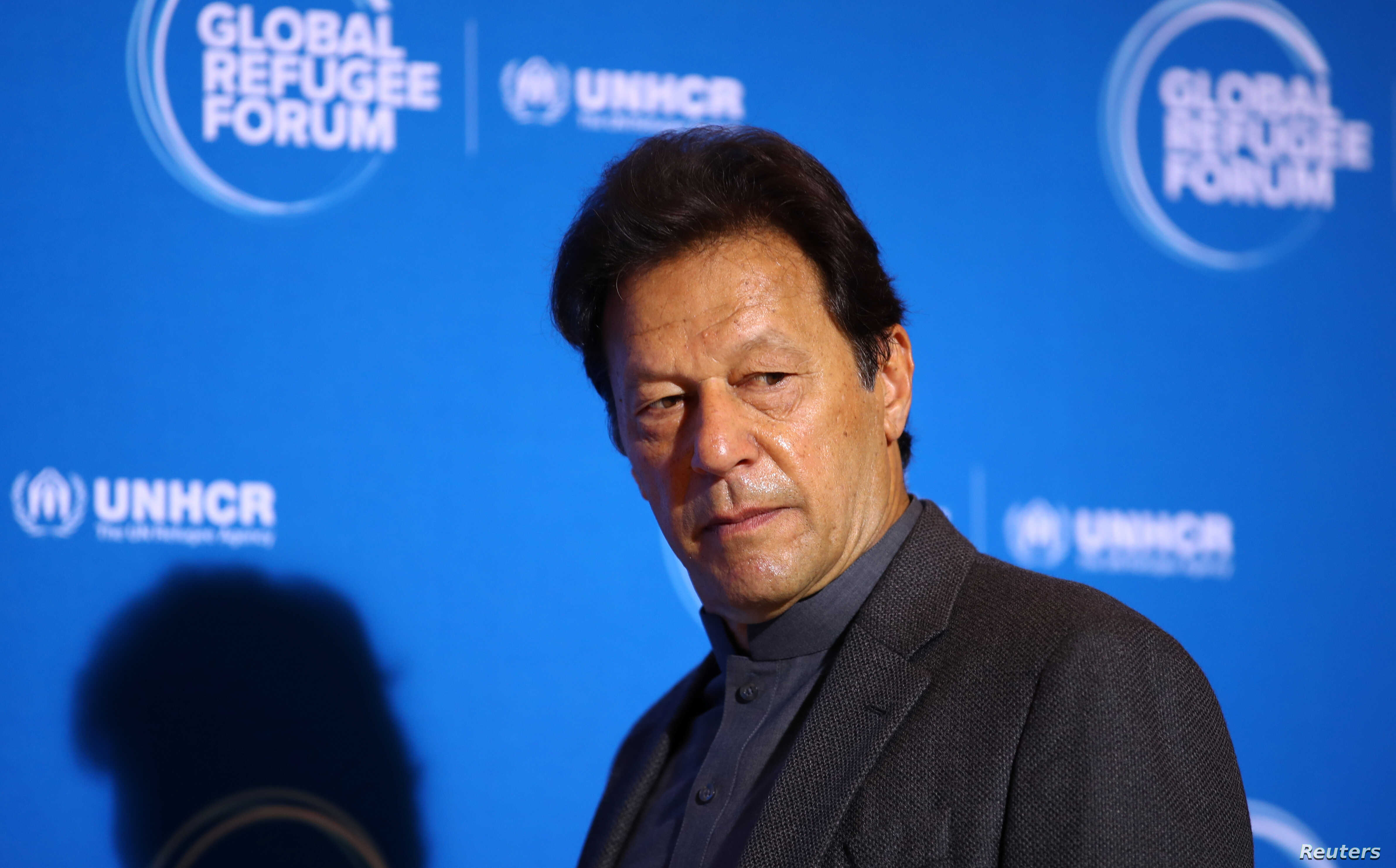 Pakistan's Prime Minister Imran Khan arrives for the Global Refugee Forum at the United Nations in Geneva, Switzerland, December 17, 2019, REUTERS/Denis Balibouse - RC2VWD9XYJC0